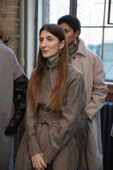 Doric Mpingo Silver Earring w. Diamond