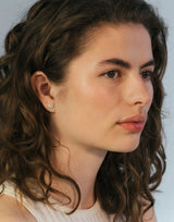 Harmony Medium 18K Gold Earrings w. Diamonds