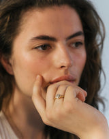 Harmony Large 18K Gold Ring w. Diamonds