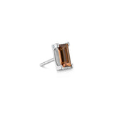 Nord Purity 18K Gold Stud w. Quartz & Diamond