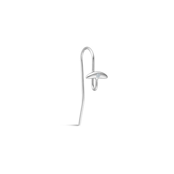Nord 18K Whitegold Earring w. Diamond