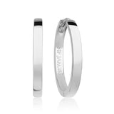 Ellera Pianura Grande Silver Hoops 2 cm