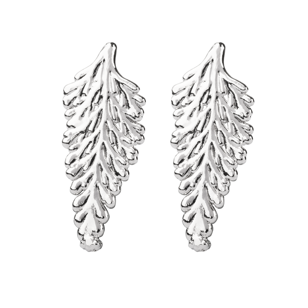 INAJA White Gold Plated Earrings