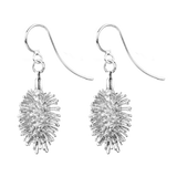 Serra hvidgyldte øreringe