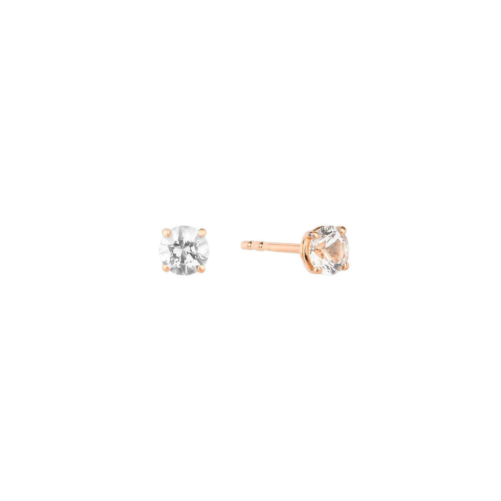 Essential Ease 18K Gold or Rosegold Studs w. Sapphires