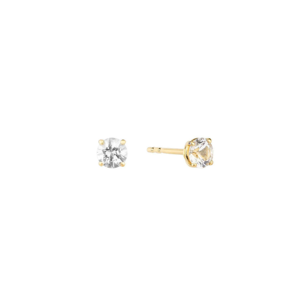 Essential Ease 18K Gold or Rosegold Studs w. Sapphires