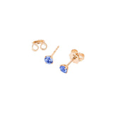 Essential Ease 18K Gold or Rosegold Studs w. Sapphires