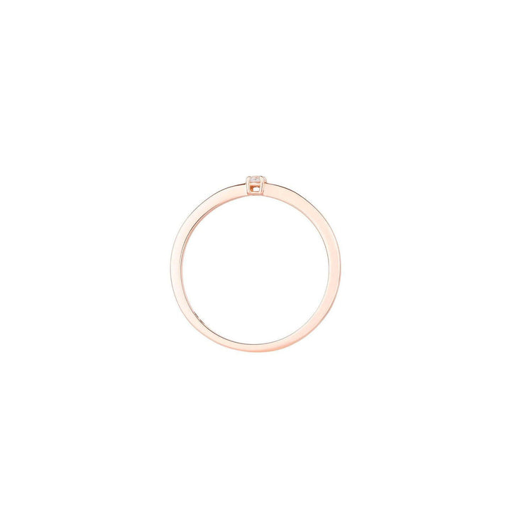 Essential Spring 18K Rosegold Ring w. Sapphire