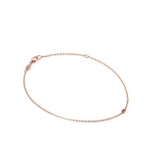 Essential Treat 18K Rosegold Bracelet w. Sapphires