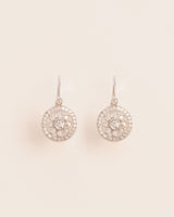 Leverback 18K Gold Earrings w. Diamond