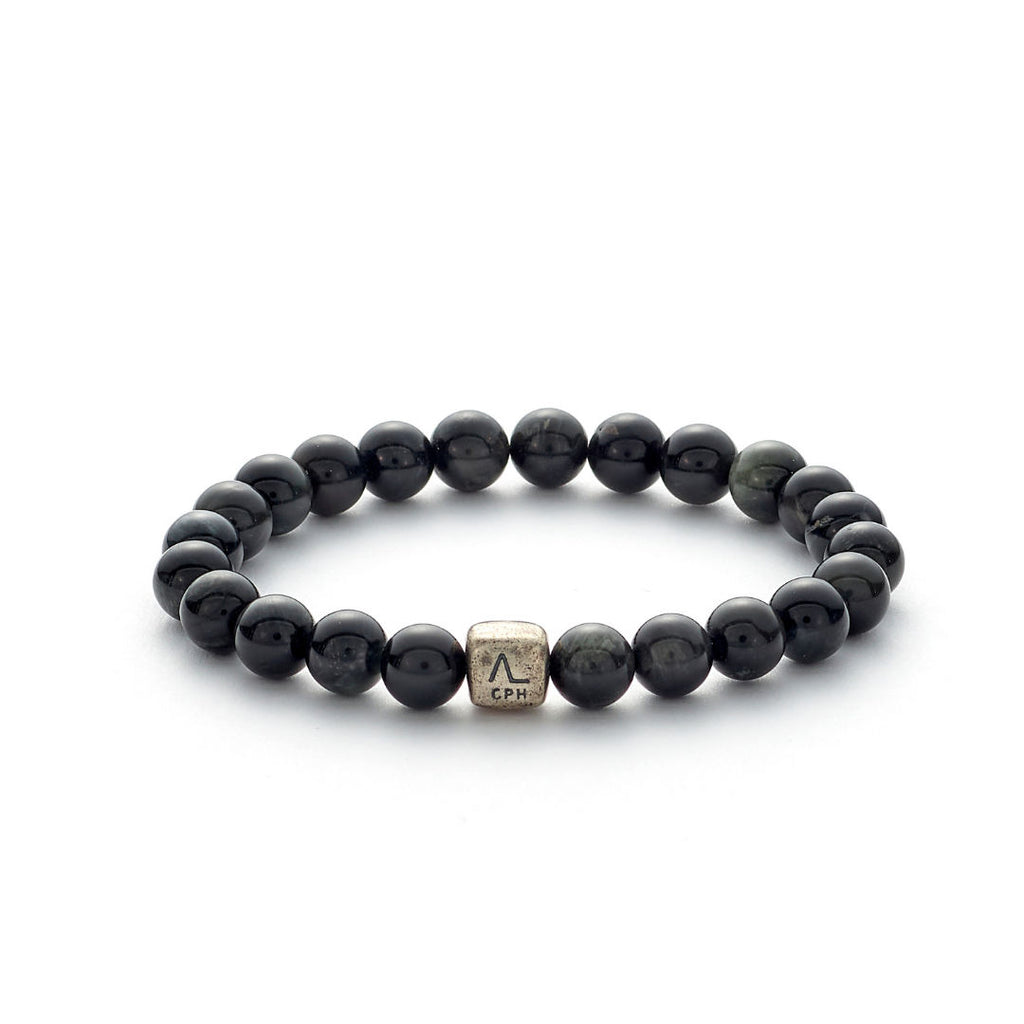 ColorUp Eagle Eye (8mm) Silver Bracelet w. Quartz