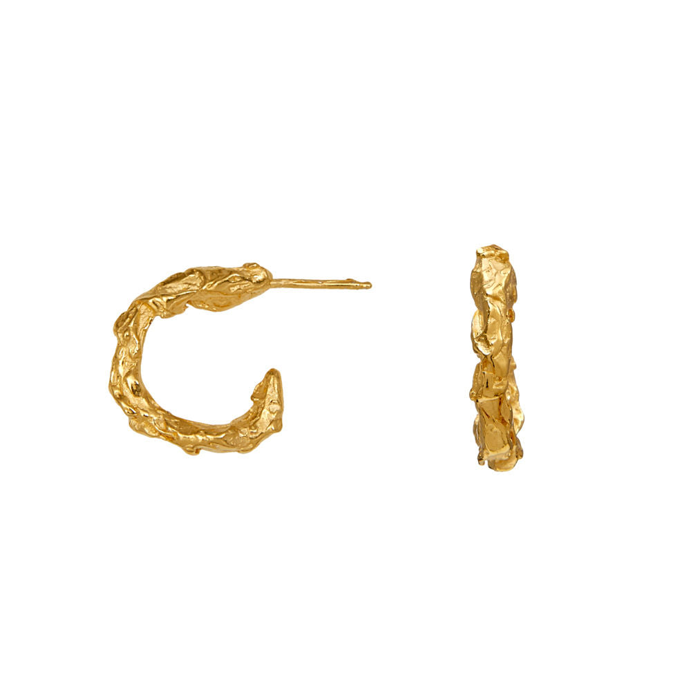 Artemis Gold Plated Hoops