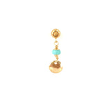 Edda 14K Goldfilled Stud w. Amazonite