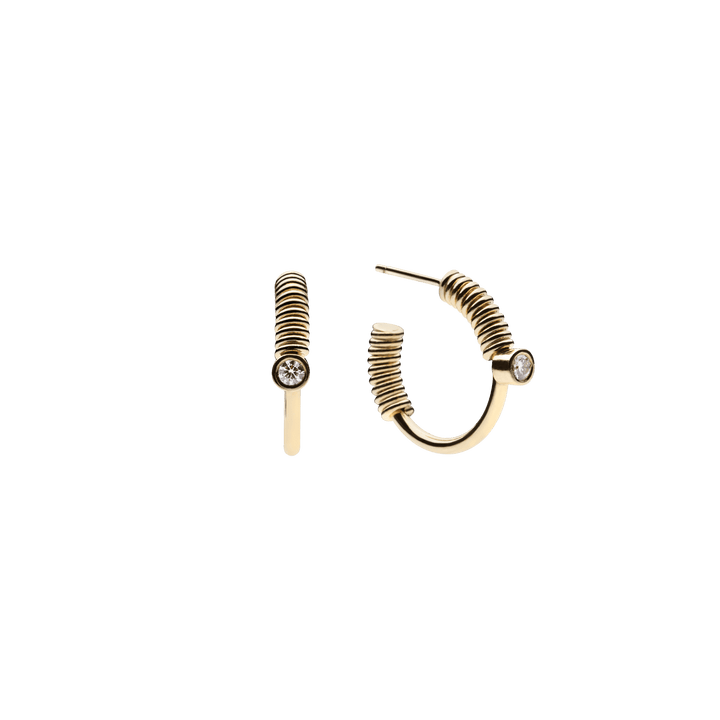 Edie Hoops Gold