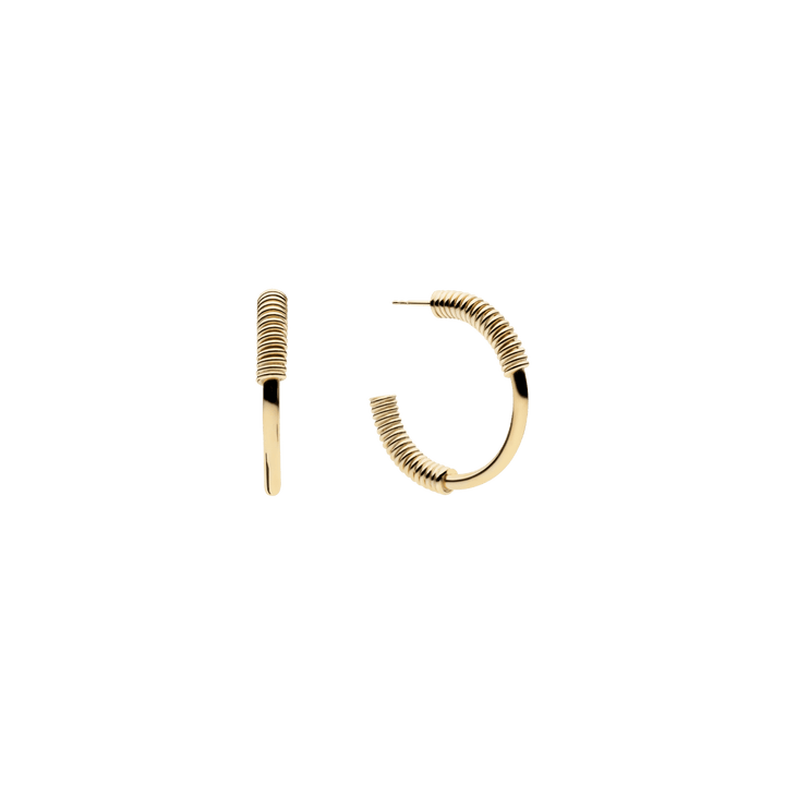 Edie Hoops Gold Plated