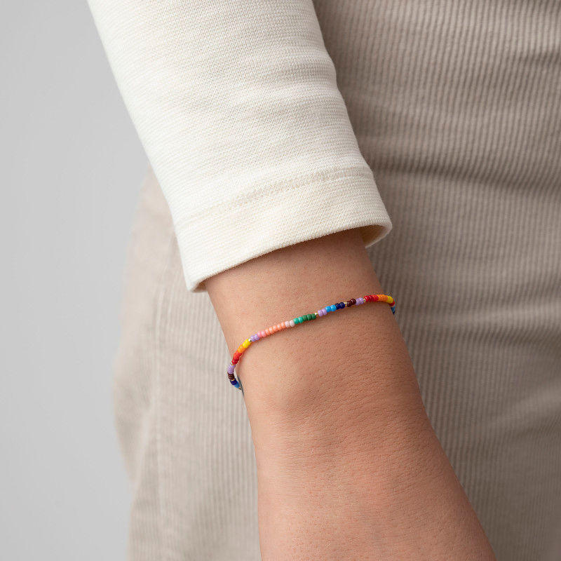 Eldorado Gold Plated Bracelet w. Mixed coloured Beads