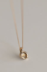 Elin 9K or 18K Gold Necklace w. Diamond