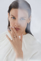 Grand Pave 18K Whitegold Earrings w. Lab-Grown Diamonds