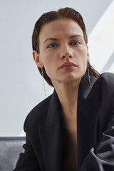 Adjustable Drops 18K Gold Pendant w. Lab-Grown Diamonds