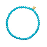 18K Gold Plated Bracelet w. Turquoise