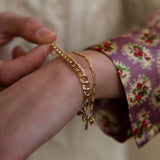 Small links 18K Gold Plated Bracelet