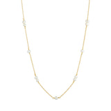 Purity 18K Forgyldt Halskæde m. Perler