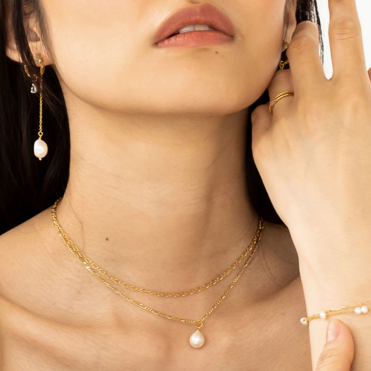 Wave chain 18K Gold Plated Necklace