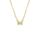 Kæde 18K Forgyldt Halskæde m. Kvarts