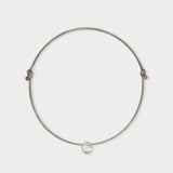 February Birthstone Bracelet - Taupe