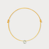 February Birthstone Bracelet - Taupe