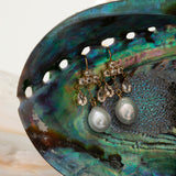 Unicorn 18K Gold Plated Earrings w. Quartz & baroque Pearls