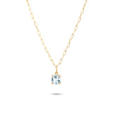 Gem Candy 18K Gold Plated Earring-Pendant w. Topaz