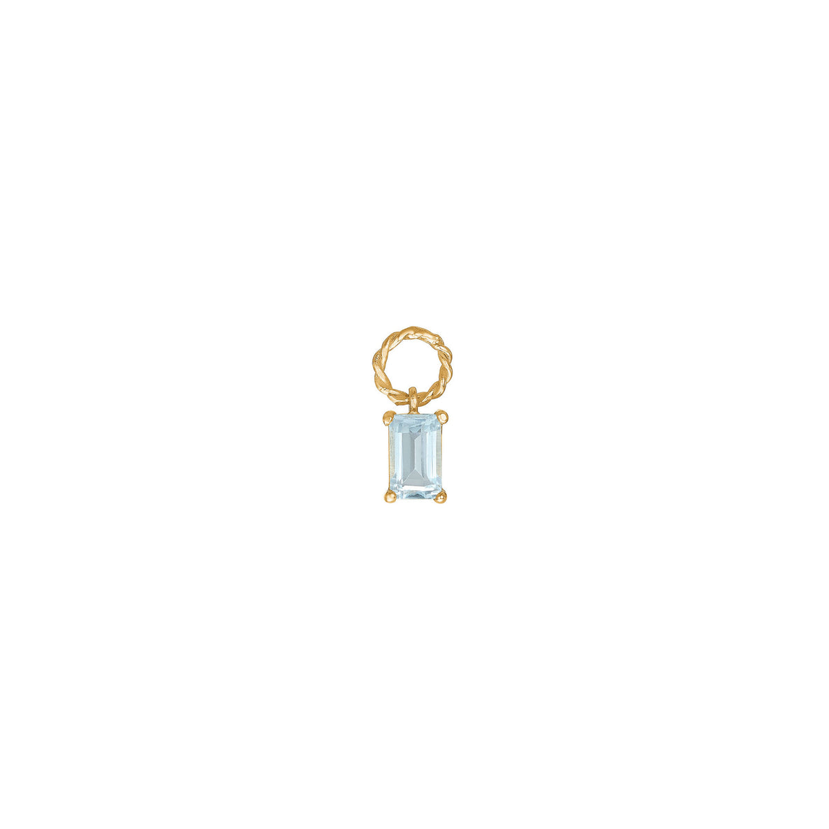 Reef 18K Gold Plated Earring w. Topaz