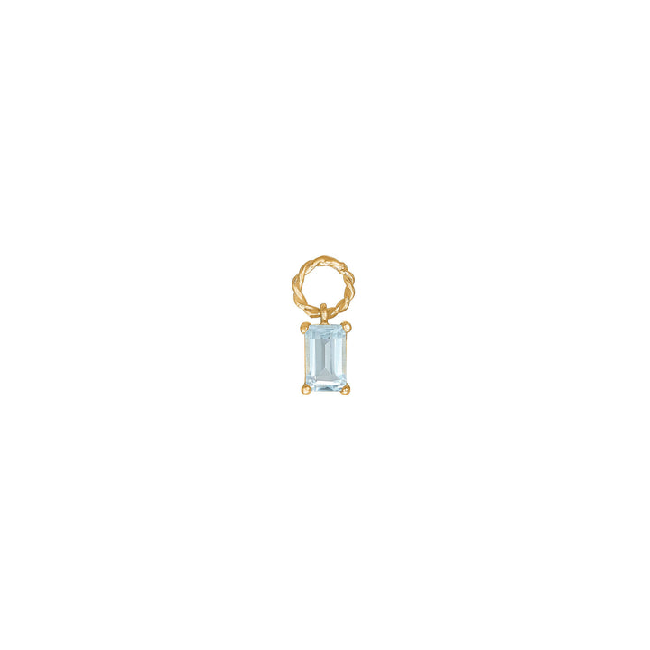 Reef 18K Gold Plated Earring w. Topaz