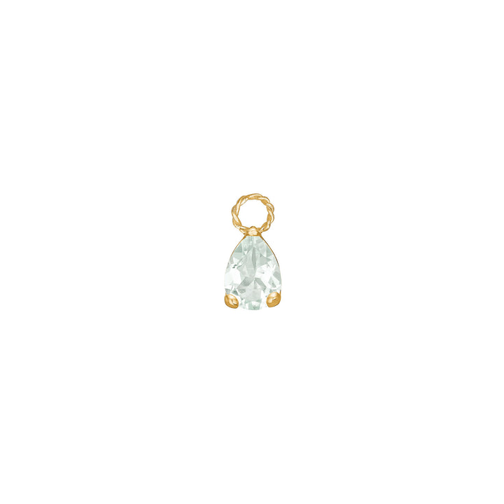 Reef 18K Gold Plated Earring w. Prasiolite