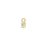Charm Lemon 18K Gold Plated Pendant w. Quartz