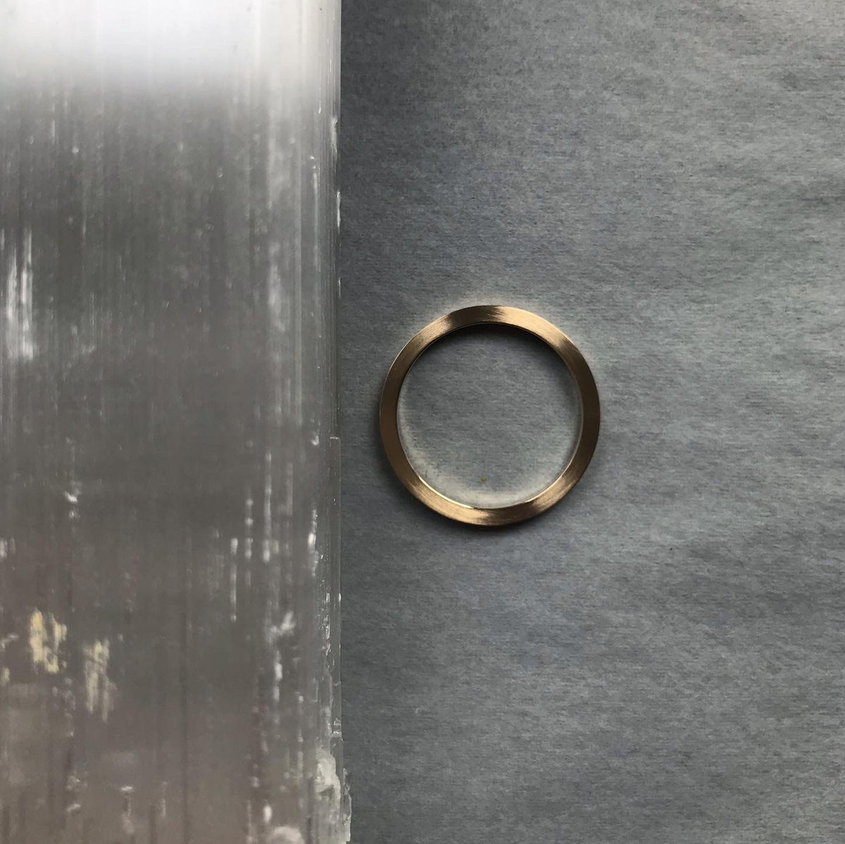 MOON Phases 14K Gold Ring w. Diamonds