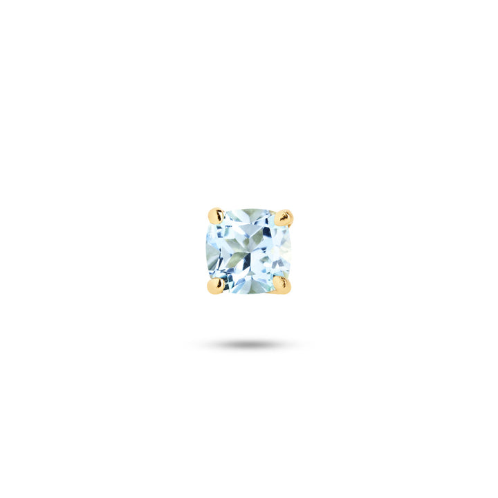 Gem Candy Simpel 18K Forgyldt Ørestik m. Topas