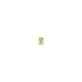 Lemon 18K Gold Plated Studs w. Quartz