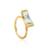 Future 18K Gold Ring w. Beryl