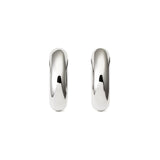 Absolute Big 18K Whitegold Creoles