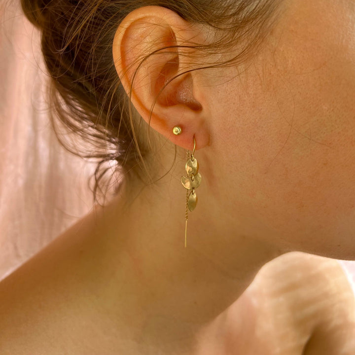 Fie 14K goldbesetzter Ohrring