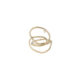 Fil d'or 14K Gold Ring w. Diamond