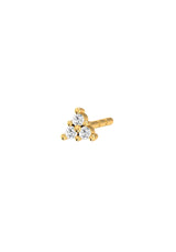 Trio Piercing 18K Gold Earring w. Lab-Grown Diamonds