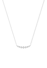 Double Degrade Halskette aus 18K Weißgold mit Labor-Diamanten