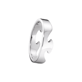 Fusion End 18K Hvidguld Ring
