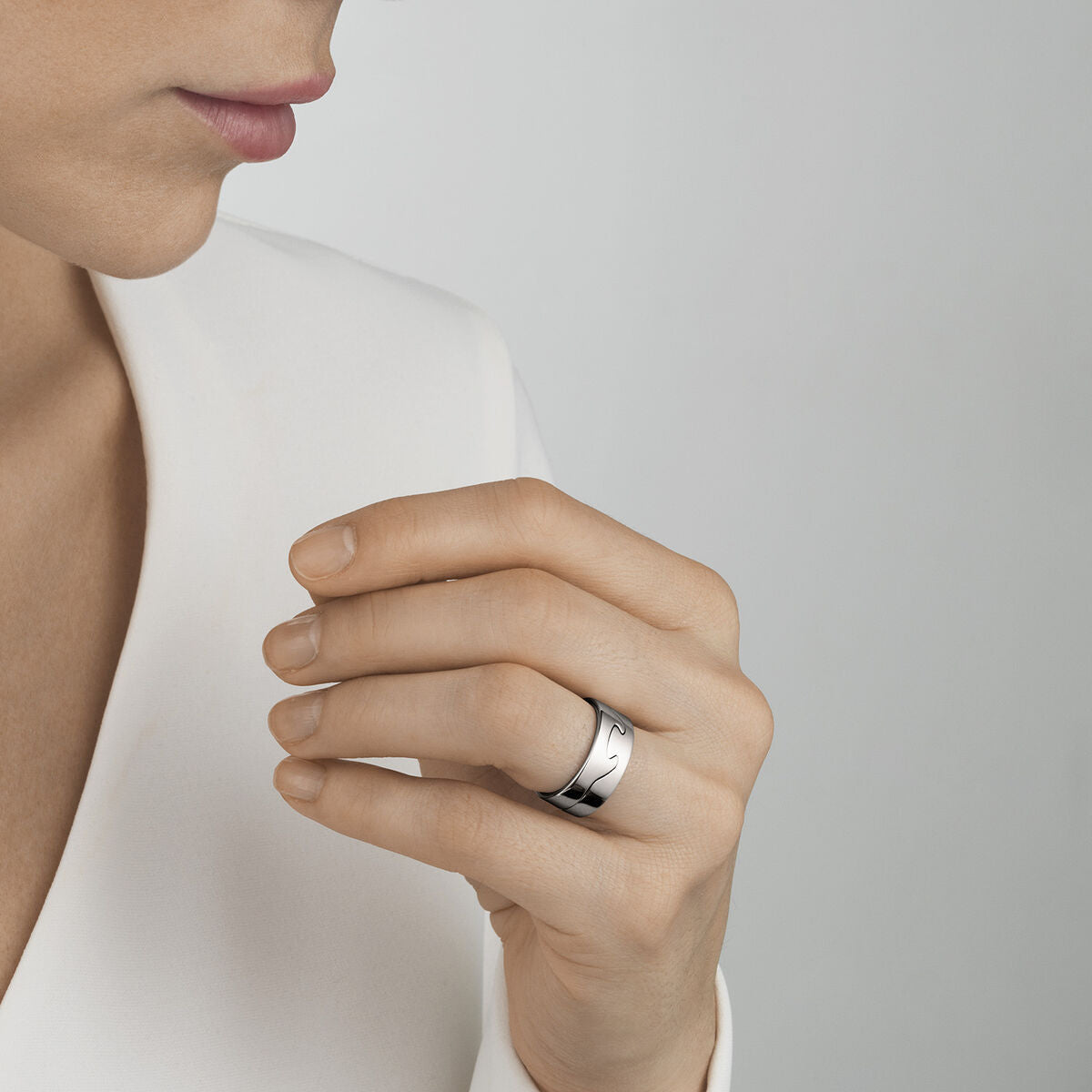 Fusion 18k Weißgoldenringe