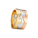 Fusion 18K Rose Gold, Gold & White Gold Rings