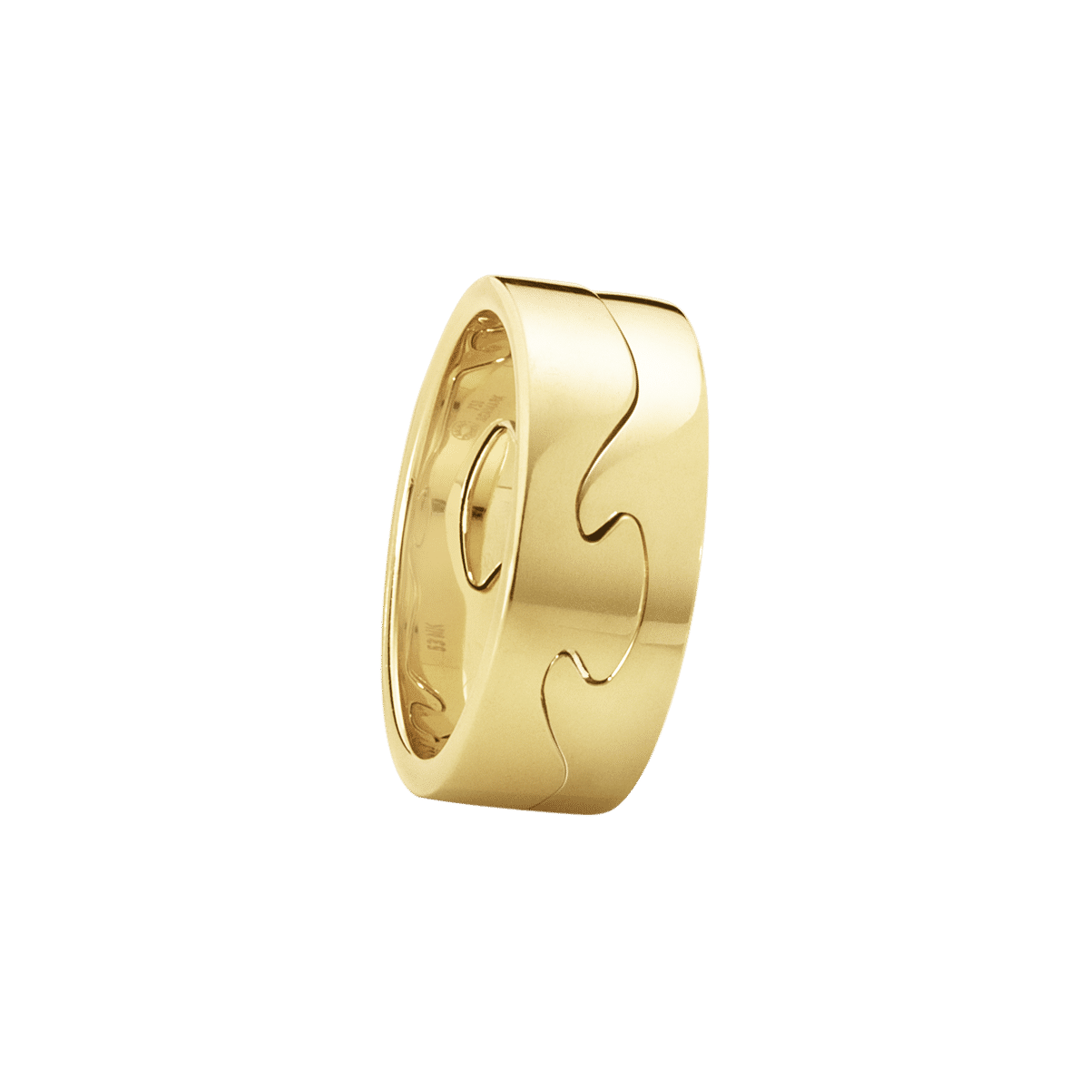 Fusion End Goldring aus 18K