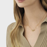 Moonlight Grapes 18K Gold Necklace w. Diamond